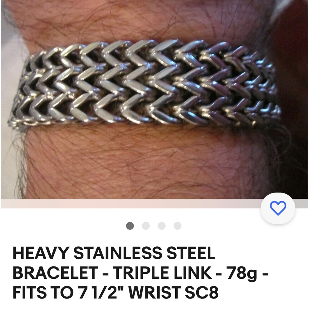 Men’s vintage ss bracelet